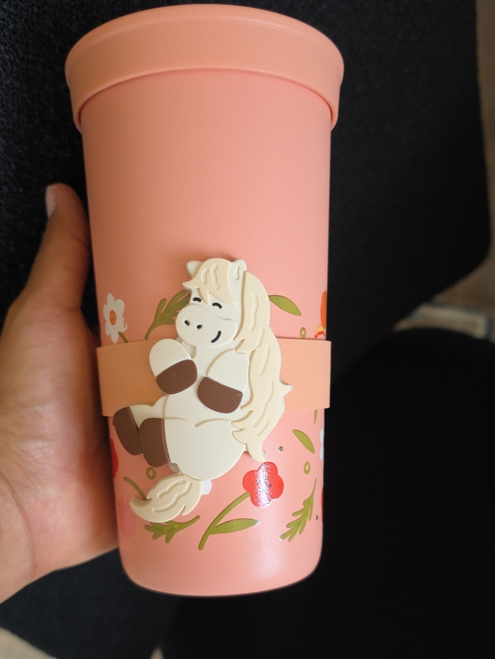 Starbucks Lunar Year 2026 Horse . No Straw And Its Used